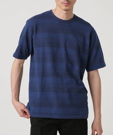 LB.03／メランジボーダークルーネックTシャツ
