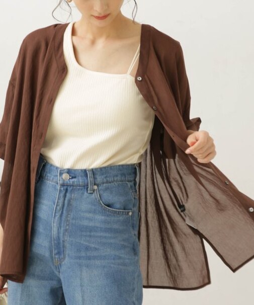 LB.04／前後2wayシアーシャツ