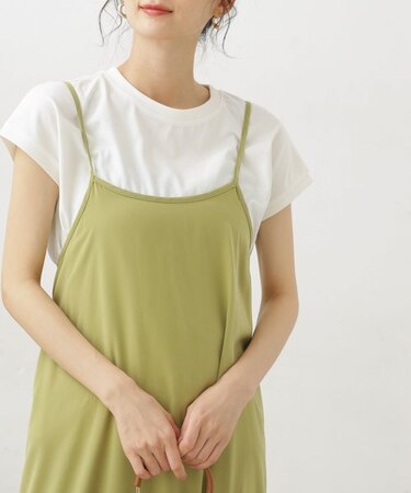 LB.04／汗染み防止加工 フレンチスリーブTシャツ