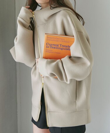 WEB限定 テックダンボールダブルジップBIGパーカ男女兼用