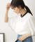 LB.04／カラーコンビフレアスリーブブラウス