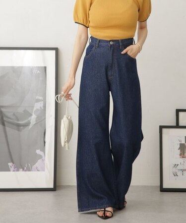 ワイドシルエットデニム