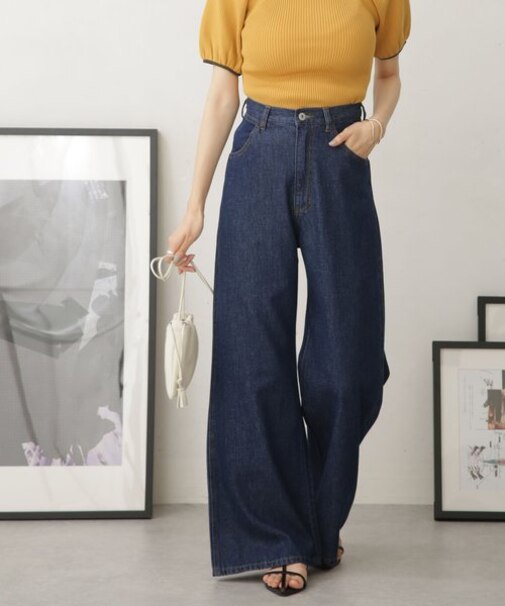 ワイドシルエットデニム