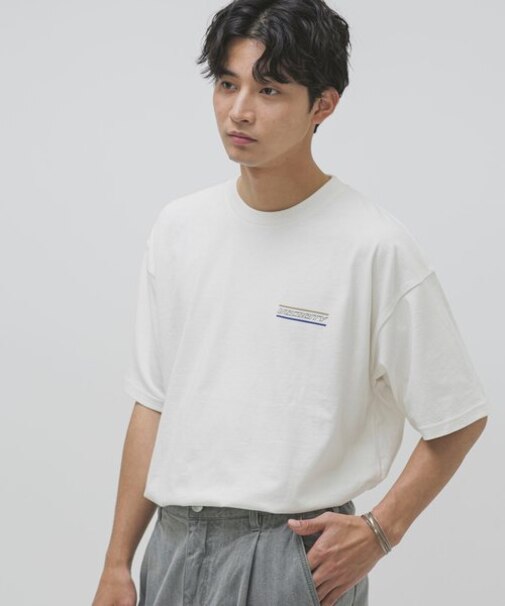 LB.04／16／-OE天竺ワンポイントプリントTシャツ 半袖