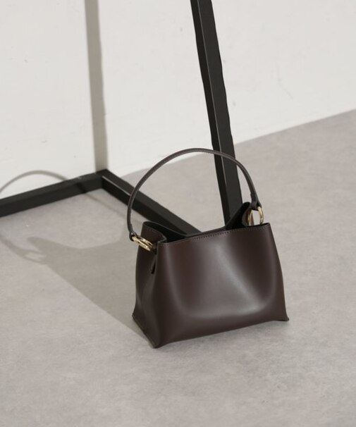 MARCO BIANCHINI／2WAY レザーハンドバッグ