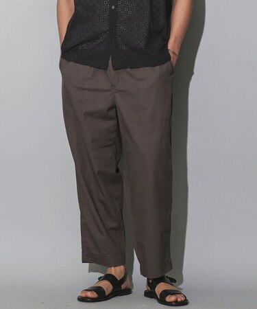 リネンミックスリラックスイージーパンツ