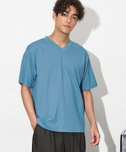 Anti Soaked 汗染み防止 VカラーネックTシャツ