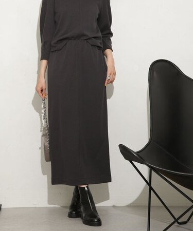 ミニブークレIラインスカート(セットアップ可)