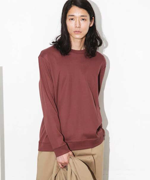 「FORMAL JERSEY」クルーネックカットソー長袖