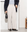ツータックハイウエストパンツ