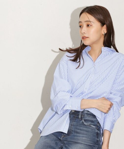 WEB限定／イージーケアパールボタンシャツ