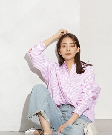 WEB限定／イージーケアパールボタンシャツ