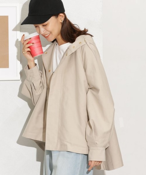 WEB限定／ライナー付撥水フレアマウンテンパーカー