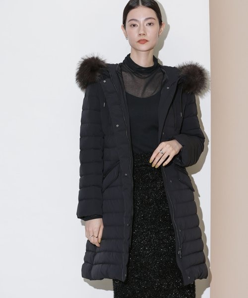 ★新品★ナノ・ユニバース 「西川ダウン(R)」ストレッチロングシェイプダウン 西川ダウン(R)」ストレッチロングシェイプダウン｜ナノ・ユニバースの