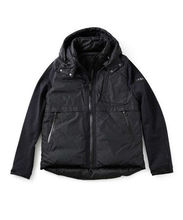 TATRAS ／GHIBLI 袖ジャージー×ナイロンダウンジャケット