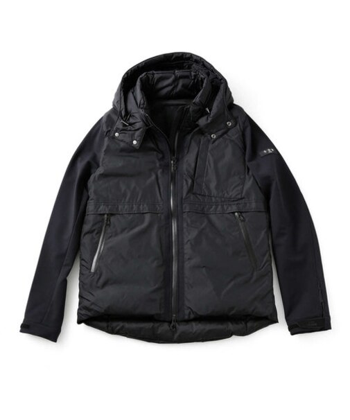 TATRAS ／GHIBLI 袖ジャージー×ナイロンダウンジャケット