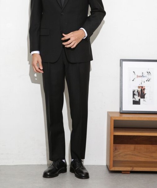 「ESSENTIAL LINE」フォーマルブラックトラウザー
