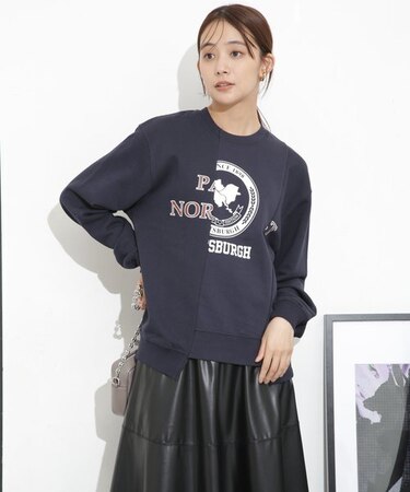 MAISON No.8/パッチワークSWEAT