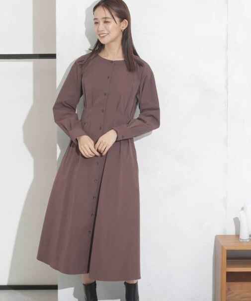 ウエストタックシャツワンピース