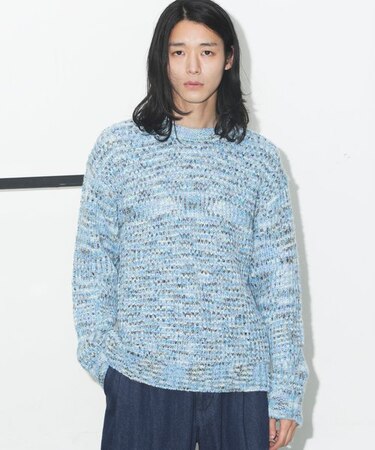 FIVE MIX 引き揃えニットプルオーバー