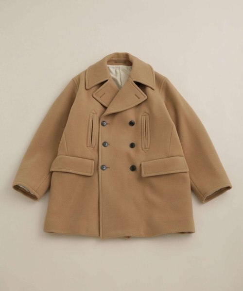 YLEVE イレーヴ WOOL MOSSER PEA COAT Pコート YLEVE／WOOL MOSSER PEA COAT｜ナノ・ユニバースの通販｜&mall（アンド