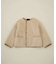 ES:S／NO COLLAR TRIM LINER JACKET