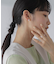 ストーンチェーンピアス