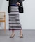 ランダムリブボーダースカート(セットアップ可)