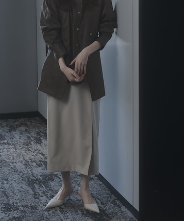 ライトファンクション ベルト付きタイトスカート(セットアップ可)