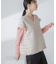 ラメファンシーツイード ショートジレ