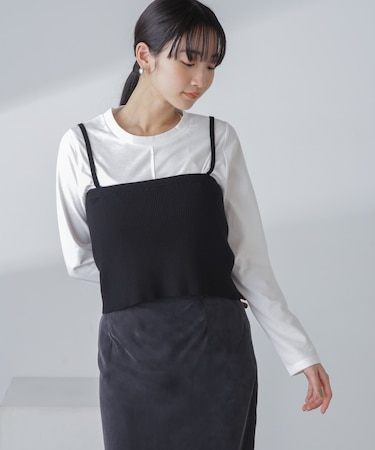 3WAYニットビスチェセットTee