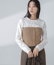 3WAYニットビスチェセットTee