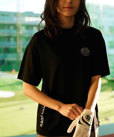 nano universe GOLF／定番ポロシャツ サイドロゴ