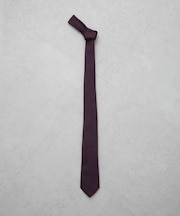 京都ウォッシャブルヘリンボーンソリッドネクタイ