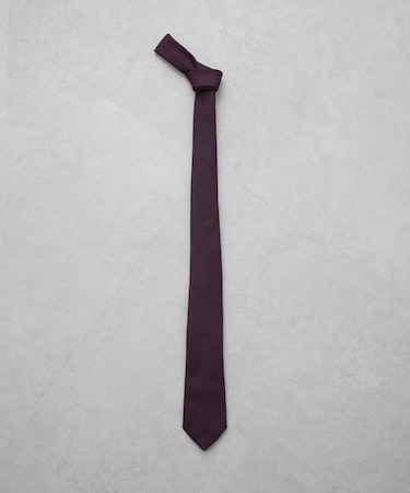 京都ウォッシャブルヘリンボーンソリッドネクタイ