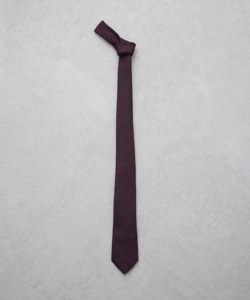 京都ウォッシャブルヘリンボーンソリッドネクタイ