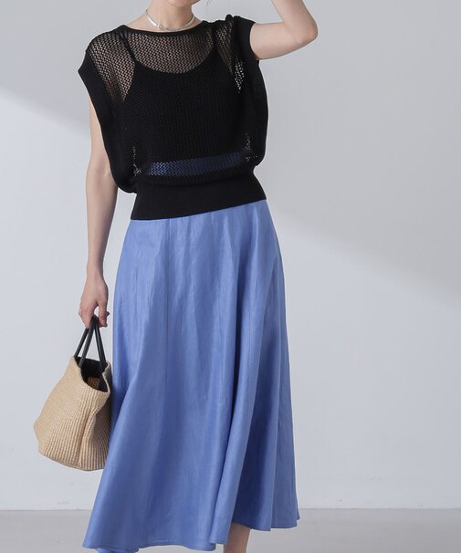 リネンフレアスカート(セットアップ可)