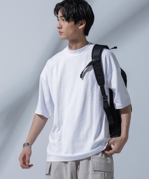 Anti Soaked(R)汗染み防止 クルーネックビッグT