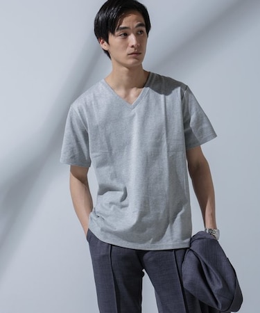 Anti Soaked(R) 汗染み防止 VネックTシャツ