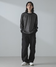 アンサンブルメッシュTシャツ 長袖