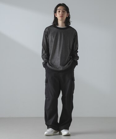 アンサンブルメッシュTシャツ 長袖