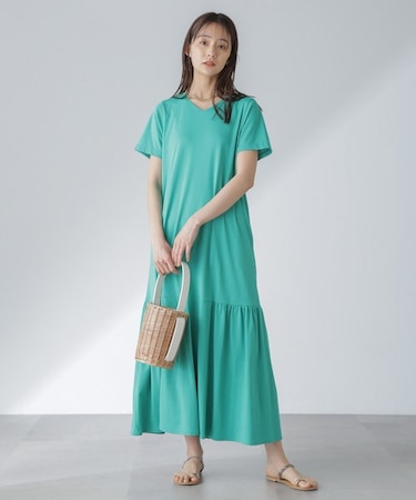 前後2wayティアードカットワンピース