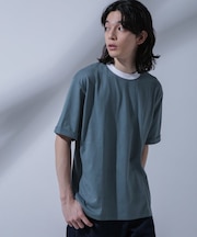 Anti Soaked 汗染み防止 リンガーネックTシャツ