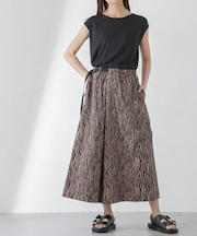 THOUSAND MILE／ウェーブアジャストスカート ゼブラ