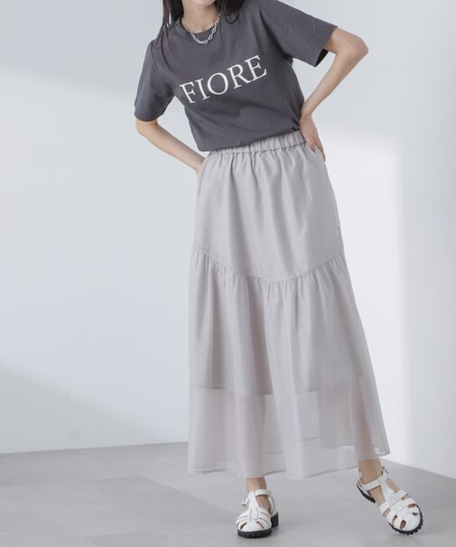 シアーギャザースカート