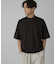 シルケットポンチワイドモックネックTシャツ