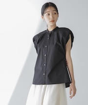 フレンチスリーブバルーンシャツ