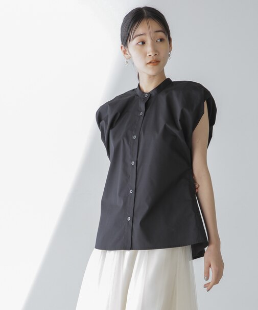 フレンチスリーブバルーンシャツ