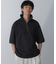 HALF ZIP ワイドシルエット Tシャツ 半袖