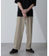 テックリネンリラックスタックテーパードパンツ（セットアップ可）